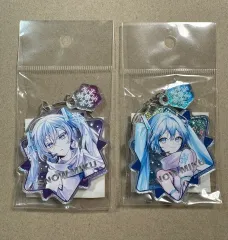 初音ミク 雪ミク ポップアップ スノウミク グリッター アクリル キーホルダー 2種 まとめ
