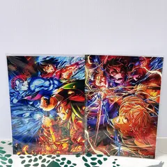 鬼滅の刃 無限列車編 入場者特典 イラストカード 2枚セット 猗窩座再来 煉獄杏寿郎 竈門炭治郎 猗窩座 魘夢 劇場版 映画 特典 非売品 A5サイズ ポストカード 映画グッズ コレクター アイテム 希少 プレミア 魂の激闘 ✨🔥👹