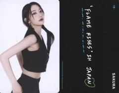 【中古】コレクションカード(女性) 18：LE SSERAFIM/SAKURA(サクラ)/裏面印刷メッセージ入り/「2023 LE SSERAFIM TOUR ‘FLAME RISES’ IN JAPAN」ランダムフォトカード