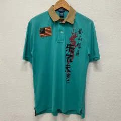 XL (18-20) ポロラルフローレン ヴィンテージ 星条旗 半袖 カラーTシャツ N2099