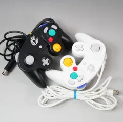 ゲームキューブ コントローラー スマブラブラック ホワイト セット