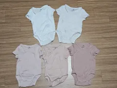 H&M 4-6M 新生児 68cm ボディスーツ 5枚