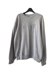 ユニセックス)グレー スウェット Tシャツ/新品