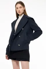 タイム ウール ブレンド セーラー ジャケット ハン(HAN)