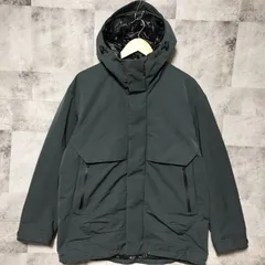 【美品】UNIQLO+J　2025年 ハイブリッド ダウン オーバーサイズ パーカー　Sサイズ　ダークグリーン　ジルサンダー　コラボ