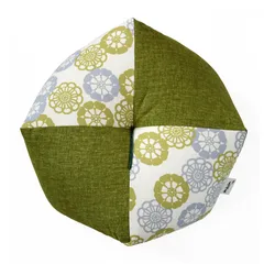 新品 おじゃみ座布団 Mサイズ 京都洛中高岡屋 (フローラルグリーン×萌黄)