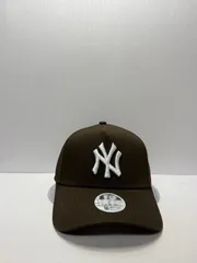 Newera ニューヨークヤンキース 9forty A-FRAME ストラップバックキャップ ブラウンカラー