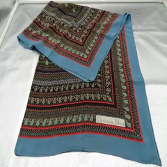 Christian Dior ディオール 大判スカーフ クリスチャンディオール ストール 黒系 マルチカラー