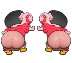 【匿名配送　クーポン券あり】しんちゃん　大きなお尻　シール　ステッカー　２個