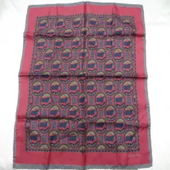 Christian Dior ストール ディオール バーガンディ系 羊柄