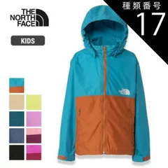 種類17：(K)ブラック/110 ザ・ノース・フェイス キッズ ジャケット コンパクト NPJ72310 撥水 UVカット 軽量アウター 男の子 女の子 100 110 120 130 140 150 (240204)