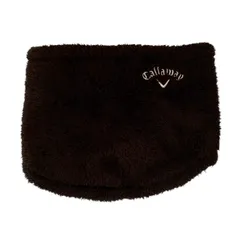 Callaway キャロウェイ ゴルフ ネックウォーマー ブラック FR フリ―サイズ C22298102 ポリエステル100% 軽量 シンプル 調節機能付き 防寒アクセサリー メンズ レディース