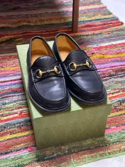 グッチ 1953 ホースビット ローファー 6 5 (260) ブラック