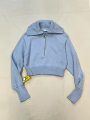 ZARA ハーフジップアップニット (コットン)