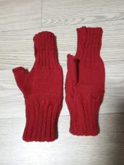 ミドル丈 編み感 暖かい 冬 防寒用 ファッション レッド POINT 防寒 用品