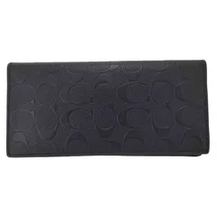 コーチ COACH F75365 シグネチャー レザー長財布 メンズ 表記無 