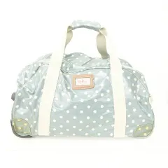 キャスキッドソン Cath Kidston ボストンバッグ キャリーバッグ 2WAY ドット 水玉 約80L 大容量 水色 スカイブルー