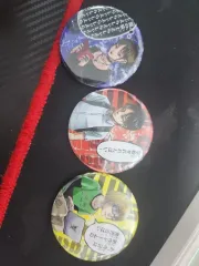 進撃の巨人 ヒト缶バッジ エレン ミカサ アルミン セット