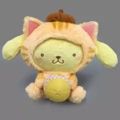 【中古】ぬいぐるみ ポムポムプリン ことらねこぬいぐるみ～シナモロール・みるく・ポムポムプリン～ 「サンリオキャラクターズ」