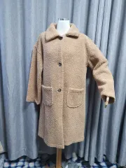 ボア ムートン ロングコート