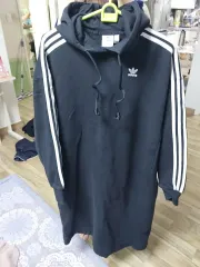 ロング丈ワンピース フード付きTシャツ