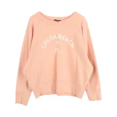 J.Crew (WOMEN - M) コットン クロップド スウェット