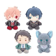 ディズニーツイステッドワンダーランド アニメーション ミルキーボア ぬいぐるみ エース・デュース・雄剣・グリム 全4種セット