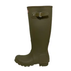 HUNTER(ハンター) レインブーツ UK 4 レディース - カーキ