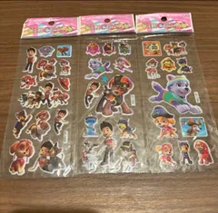パウパトロール パウパト キャラクターシール ぷくぷく シール 3シートセット
