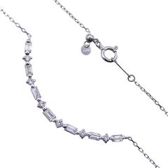 Pt クリスカットダイヤ ネックレス 0.32ct - メルカリ