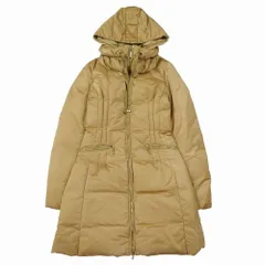 MONCLER モンクレール NIMES ダウンコート アウター ベージュ サイズ00 XS レディース 【中古】