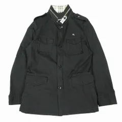 BURBERRY BLACK LABEL バーバリーブラックレーベル M-65 フィールドジャケット ノバチェック柄裏地 BMP34-406-09 M メンズ 【中古】
