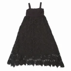 GRACE CLASS GRACE CONTINENTAL グレースコンチネンタル 0222231001 ニットコンビレースワンピース ノースリーブ 36 S 【中古】