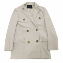 LANVIN ランバン River 2015 ダブルブレスト コート アウター ストレッチ 36 S アイボリー RWJA70112785A15 レディース 【中古】のサムネイル