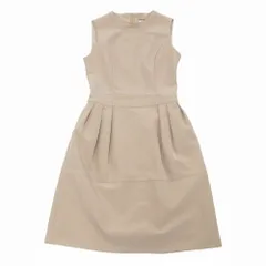 FOXEY NEWYORK フォクシーニューヨーク 34096 Tuck Cocoon Dressタック コクーン ドレス ワンピース ノースリーブ 38 S 【中古】