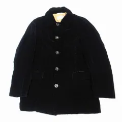 Pal Zileri パル ジレリ コーデュロイ 中綿 ステンカラーコート アウター ダークネイビー サイズ46 M メンズ 【中古】