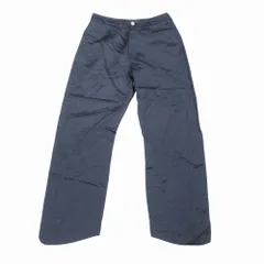 JIL SANDER ジルサンダー ノータック ストレート テーパードパンツ ネイビー サイズ34 XS レディース JSWU305900WU39160021 【中古】のサムネイル