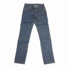 A.P.C. アーペーセー JEAN DROIT デニムパンツ ジーンズ スリム サイズ25 インディゴブルー メンズ 【中古】