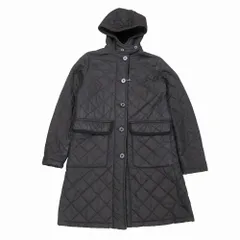MACKINTOSH マッキントッシュ 英国製 キルティングボア コート ブラック サイズ36 M レディース 【中古】
