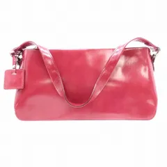 PELLE BORSA ペレボルサ ハンドバッグ トートバッグ 肩掛け ショルダー エナメル パテントレザー 鞄 レッド レディース 【中古】