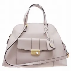 Samantha Thavasa サマンサタバサ トートバッグ 2WAY ショルダーバッグ 斜め掛け レザー カバン ライトベージュ レディース 【中古】