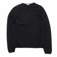 cruciani クルチアーニ Vネック ウールニット セーター プルオーバートップス 長袖 ブラック サイズ44 S メンズ 【中古】