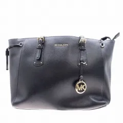 MICHAEL KORS マイケルコース トートバッグ 肩掛け ショルダーバッグ レザー カバン 鞄 ブラック 黒 レディース 【中古】