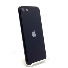【最速発送】 iPhone SE（第3世代） 64GB ミッドナイト au SIMフリー 白ロム【難有】 88%
