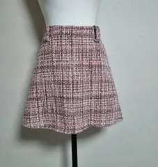 S28 ツイード ミニ CHECK スカート