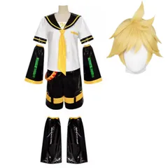 [ZOMOZO] ウィッグ付き 鏡音RIN 鏡音LEN コスプレ衣装 Cosplay 衣装 変装 コスチューム イベント仮装 ハロウィン