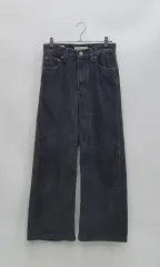 リーバイス コーデュロイ ワイド パンツ / レディース 25 ブラック チャコール