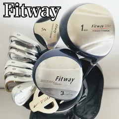 Fitway フィットウェイ MIZUNO ミズノ メンズ ゴルフ クラブ セット 初心者 入門 バッグ付き フルセット 右利き パター付　11Y-92