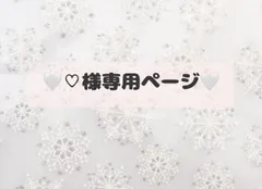 ♡様専用ページ