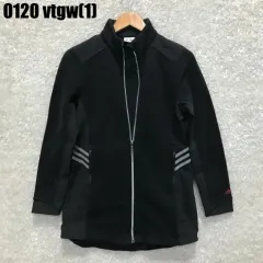 アディダス レディース ブラック ジップアップ ジャケット m